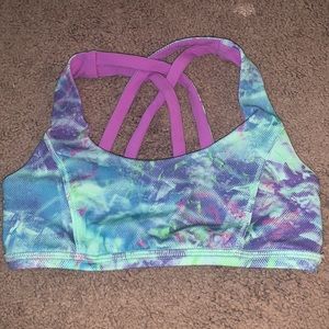 Ivivva (kids lulu) size 8 reversible sports bra